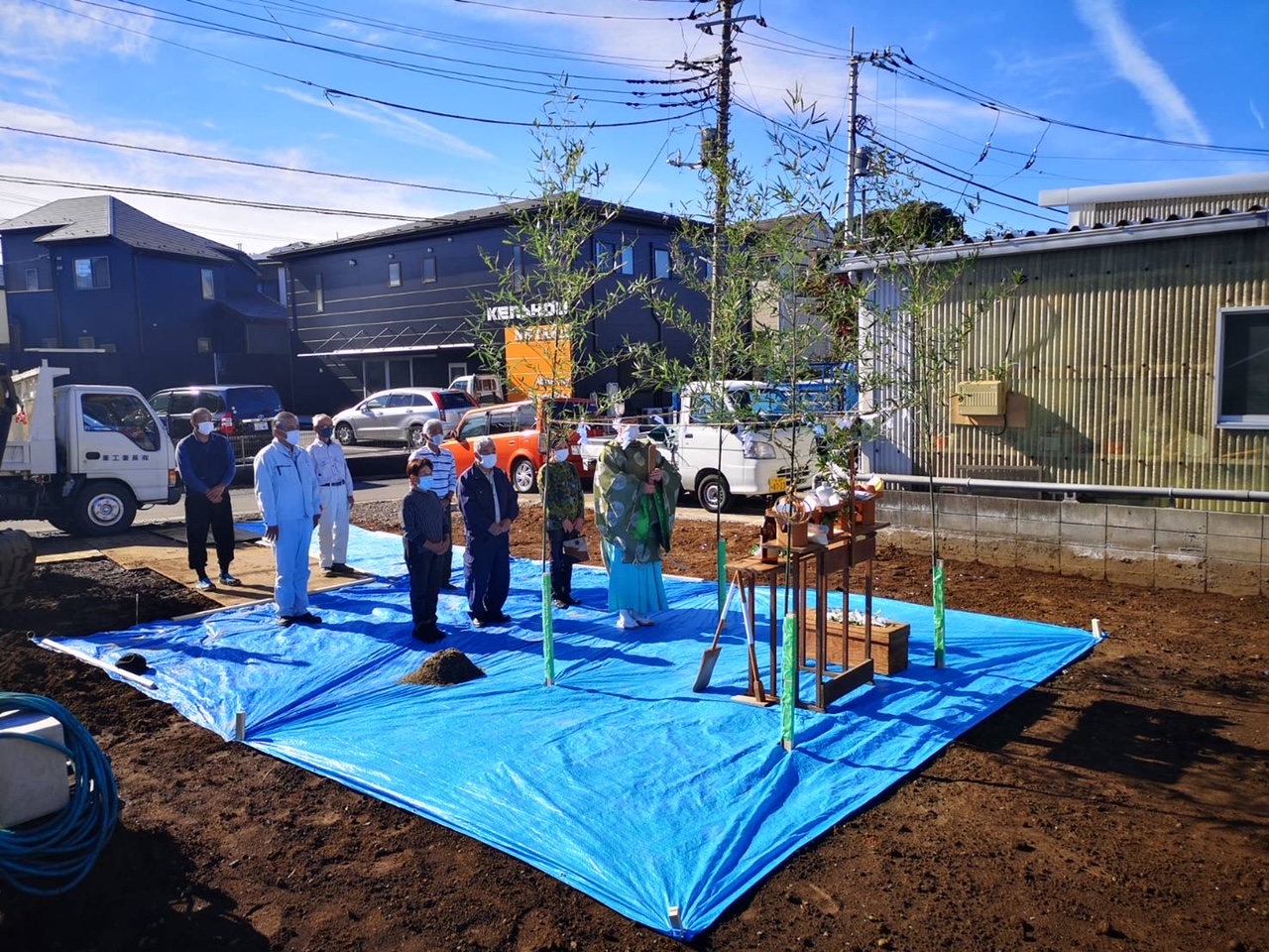 我孫子市下ヶ戸　注文住宅地鎮祭